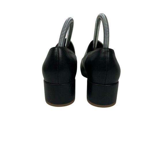 Liz Claiborne LC Faris Womens Black Block Heel Shoes 6.5M Memory Foam - Picture 4 of 11